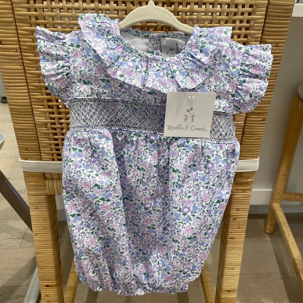 Charlotte Smocked Bubble Dress